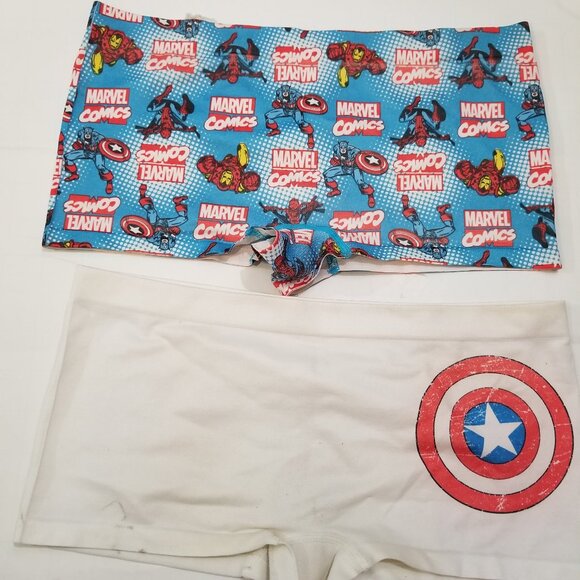 Marvel and DC comics girls short underwear, size girls XL 14/16 - Picture 6 of 11